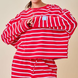 Set coordinato da donna personalizzabile con logo, girocollo, maniche lunghe, doppia riga in spugna, vestibilità ampia, traspirante, per primavera/estate - Product Image 5