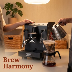 Machine à expresso semi-automatique K5 NEW Black Knight E61 avec minuterie et préchauffage, pour usage domestique et commercial - Product Image 6