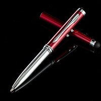 4 in 1 obor LED Universal logam campuran aluminium layar sentuh kapasitif untuk pena Stylus pulpen Laser Pointer untuk semua ponsel