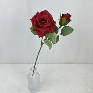 ดอกกุหลาบหลายชั้นแบบดอกเดียวดอกกุหลาบสองหัวแบบ QYYM-710จากประเทศจีน - Product Image 4
