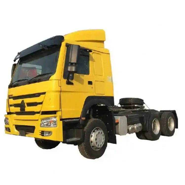 รถบรรทุกมือสองคุณภาพสูงราคาดี Sinotruk HOWO 6*4 และ 8*4 371HP-375HP รถบรรทุกรถแทรกเตอร์ 10 ล้อ 12 ล้อรถบรรทุกมือสอง