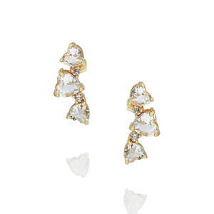 Pendientes de Zirconia con Forma de Gota de Agua, Plata de Ley S925, Joyería para Mujer, para Bodas y Fiestas Europeas y Americanas, Regalo para Ocasiones Especiales - Product Image 1