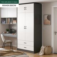 MG Meubles de chambre à coucher Vêtements Placard de rangement Conceptions en bois Lit Meubles Flat Pack Armoire Armoire Placard Pour Salon
