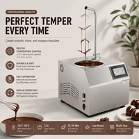 Fontaine à chocolat de table personnalisée avec logo, machine à faire fondre le chocolat