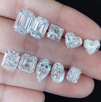 Excelentes Diamantes Cultivados en Laboratorio con Corte de Lujo, Venta al por Mayor, HPHT CVD, Claridad VS1, Color D, Perforados con Láser, Piedra Sintética para Joyería LS