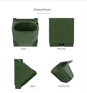 Minimaceta vertical para plantas, sistema <span class=keywords><strong>de</strong></span> pared ecológico para jardín, interior, flores, verduras y hierbas - Product Image 1