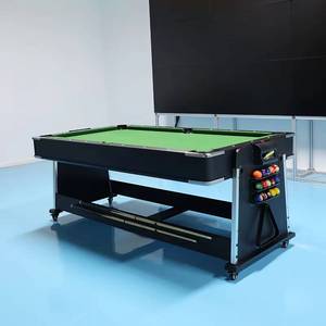 <span class=keywords><strong>Tavolo</strong></span> <span class=keywords><strong>Multigioco</strong></span> Rotante 4-in-1 da 8FT, Nuovo Design alla Moda, con <span class=keywords><strong>Biliardo</strong></span> Carom/Air Hockey/Tennis/<span class=keywords><strong>Biliardo</strong></span> Portatile, Struttura in MDF - Product Image 5