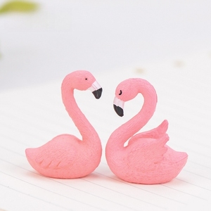Figuras de Animales de Dibujos Animados, <span class=keywords><strong>Mini</strong></span> Adornos de Flamencos, <span class=keywords><strong>Mini</strong></span> Artesanías de Resina, Regalo para Escritorio, Jardín, Hogar, Decoración de Bonsái, Regalo para Niños - Product Image 3