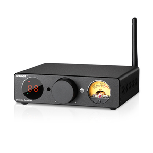 AIYIMA HIFIBTパワーアンプVUメーターアンプ300Wx2ステレオサウンドアンプスピーカーUSBDAC Amplificadorホームアンプ - Product Image 1