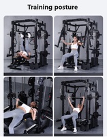 Vente en gros de supports à squat multifonction en métal pour machine Smith, équipement de fitness commercial pour salle de sport à domicile, support de plaques pour usage intérieur