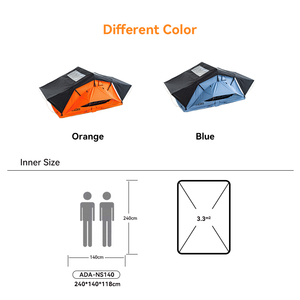 <span class=keywords><strong>Tente</strong></span> <span class=keywords><strong>de</strong></span> <span class=keywords><strong>toit</strong></span> pliable imperméable pour 2 personnes Ada Custom OEM <span class=keywords><strong>avec</strong></span> matelas gonflable en mousse à mémoire <span class=keywords><strong>de</strong></span> forme - Product Image 3