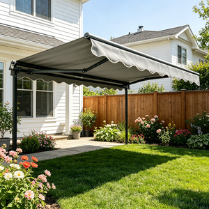Toldo Retráctil Eléctrico Reforzado, Resistente al Viento, <span class=keywords><strong>Tipo</strong></span> Parasol Exterior <span class=keywords><strong>para</strong></span> <span class=keywords><strong>Terrazas</strong></span>, Personalizable en Tamaño y Color - Product Image 6