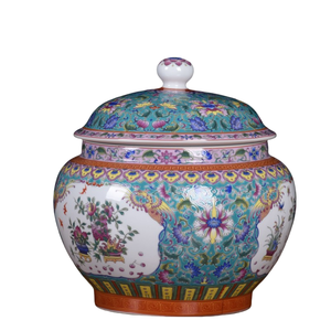 Commercio all'ingrosso di smalto colorato antico vasetti di <span class=keywords><strong>ceramica</strong></span> da fabbriche di <span class=keywords><strong>ceramica</strong></span> medio oriente decorazione per la casa ornamenti in porcellana - Product Image 5