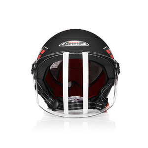 <span class=keywords><strong>Casque</strong></span> de moto ouvert 3/4, <span class=keywords><strong>casque</strong></span> de <span class=keywords><strong>scooter</strong></span> électrique rétro personnalisé OEM ODM, design demi-visage - Product Image 3