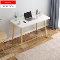 Bureau d'ordinateur portable moderne et simple pour la maison, la location, table de repas, table d'étude