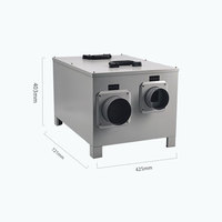 Déshumidificateur industriel à adsorption haute efficacité Wetwells MCH-350XF-02, nouveau, 220V, 2kg/h, avec rotor déshydratant fixe, pour laboratoire
