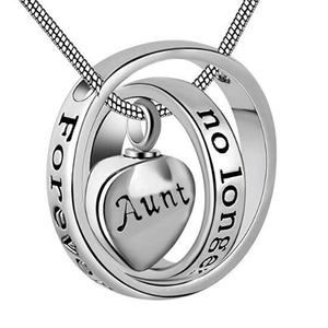 Heart Shaped Cremation Urn Jewelry Memory Relatives and Pets Pendant Necklace <strong>Rings</strong> for <strong>Ashes</strong> <strong>Keepsake</strong> - Product Image 6