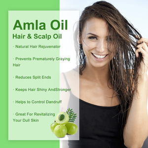 2024 nouvelle arrivée hydratation instantanée du cuir chevelu fournissant des cheveux hydratant renforçant l'huile d'Amla de cheveux efficace organique - Product Image 5