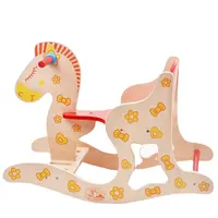 לילדים סוס נדנדה חיות מרובה פונקצית נדנדה סוס ייחודי תינוק נסיעה בעלי החיים צעצועי עץ