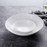 Assiettes en porcelaine pour hôtel Ensembles de vaisselle complets en porcelaine Ensemble de vaisselle de premier choix Assiettes en céramique pour hôtels