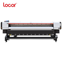 Imprimante grand format Locor 3,2 m 3200 mm 10 pieds I3200 4 têtes à sublimation UV et solvant écologique