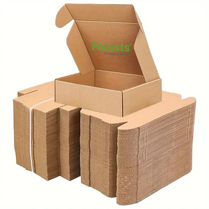 Sinh thái thân thiện tùy chỉnh hộp với logo bao bì carton quần áo kraft giấy các tông bưu phẩm vận chuyển hộp - Product Image 1
