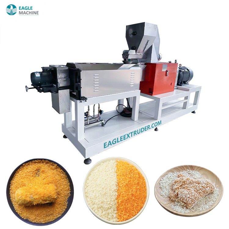 Automatic Panko Breadcrumb Extruder Line | Stainless Steel Equipment for Crispy Snack Production
