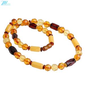 <span class=keywords><strong>Collar</strong></span> de cuentas de ámbar facetadas no optimizadas del mar Báltico natural <span class=keywords><strong>Collar</strong></span> de regalo de Navidad <span class=keywords><strong>Collar</strong></span> de regalo - Product Image 4