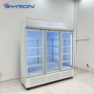 Réfrigérateur vertical commercial pour boissons, vitrine réfrigérée pour supermarché, économie d'énergie, porte vitrée, pour sodas et bières LC Vert - Product Image 6