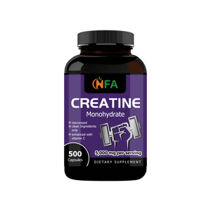 อาหารเสริมครีเอทีนประสิทธิภาพสูงพร้อมวิตามินซี ช่วยเพิ่มประสิทธิภาพการกีฬา แคปซูลครีเอทีนโมโนไฮเดรต 5000 มก. - Product Image 1