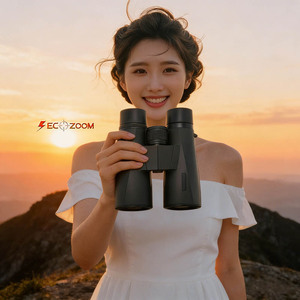 กล้องส่องทางไกลแมกนีเซียมอัลลอย 12x56 ED มุมมองกว้าง BAK4 เคลือบมัลติโค้ทเต็มรูปแบบ สำหรับการล่าสัตว์กลางแจ้ง การดูนก และการเดินป่า - Product Image 4