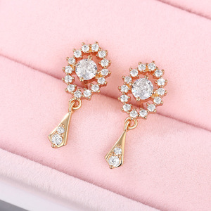 Elegant Tassel Drop Earrings for Women Sparkling Stone Dangle Earrings Daily Party Fashion Jewelry - Product Image 3