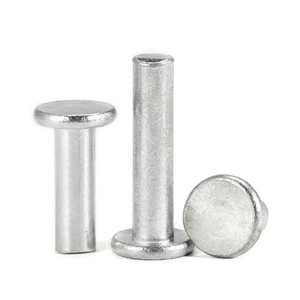 Remaches Sólidos de Aluminio con Cabeza Redonda Plana, Acero Inoxidable, 2mm, 3mm, 4mm, 5mm, 6mm, 8mm, Remaches Sólidos de Punzonado, M2 M3 M4 M5 M6 M8 - Product Image 1