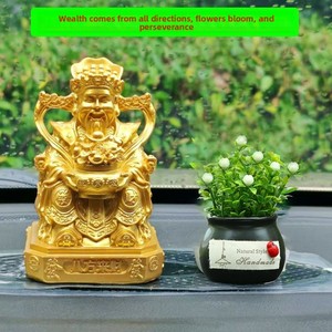 Einzigartige Harz-Dekoration des Wohlstands-Gottes für die Mittelkonsole im Herrenauto - Product Image 6