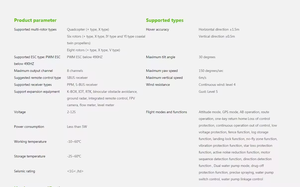 Contrôleur de vol JIYI <span class=keywords><strong>K</strong></span>++ Pro hautement intégré à double processeur pour drone de pulvérisation agricole <span class=keywords><strong>2</strong></span>-12S, 8CH, vitesse verticale maximale de 6 m/s - Product Image 4