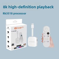 Set-Top Box S1 untuk Ekspor RK3518 Dual-Band 5GHz Wi-Fi 8K HD Android 14/ TV 2GB+16GB untuk Kontrol Suara