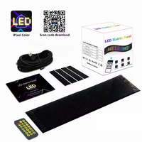Écran LED couleur pour voiture fabriqué en Chine, yeux de démon flexibles pour camion, sept tailles disponibles, décoration amusante pour vitres de voiture
