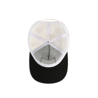 Gorra de béisbol de sarga de 5 paneles con bordado personalizado de animales, parche de elefante, costura en zigzag, malla, estilo camionero, snapback, para verano y actividades al aire libre