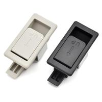 Loquet à ressort pour porte de placard en plastique, petit, plat, caché, pour boîte à outils, clip pour porte de placard
