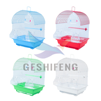 Cage à oiseaux en fil de fer de haute qualité, mangeoires suspendues adaptées aux oiseaux, Pigeons, perroquets, oiseaux d'amour, Cage à oiseaux en fer