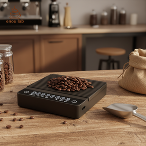 Mini Espresso Kaffee Küchenwaage Wiederaufladbar Tragbar mit Timer Digitale Anzeige 2KG - Product Image 3