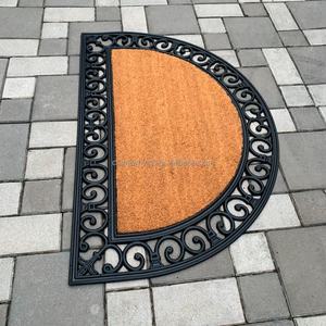 USA Warehouse Interchangeable Welcome Coconut Coco Coir Rubber Insert Mats - Product Image 3