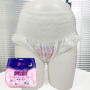 Culottes menstruelles jetables pour femmes, super absorbantes, anti-fuites, en coton, pour une <span class=keywords><strong>protection</strong></span> nocturne - Product Image 2