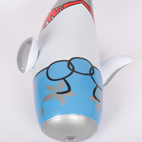 Requin gonflable en PVC personnalisé, décoration d'événement, pour la publicité, publicité gonflable promotionnelle, wobbler