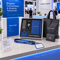 Kit promotionnel personnalisé pour salons professionnels : Power Bank, Câble, Carnet, Badge, Lanière, Sac fourre-tout – Fournisseur OEM ODM