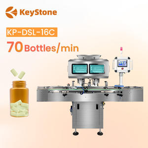 Compteur de capsules et de comprimés multi-canaux entièrement automatique pour le conditionnement en bouteilles - Product Image 1