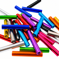 Entretoises filetées en aluminium coloré 6061 M3 12mm anodisées, usinées par électroérosion pour usinage de haute précision, sur mesure, CNC, OEM
