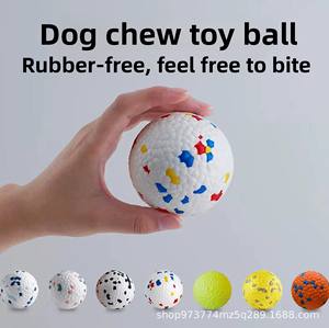 Koyun gitti interaktif çevre dostu köpek oyuncak yüksek elastikiyet ETPU Pet diş temizleme renkli patlamış mısır patlama topu yılbaşı - Product Image 6