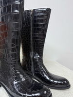 Bottes d'hiver pour homme en cuir de crocodile 100% - Choisissez la couleur pour commander