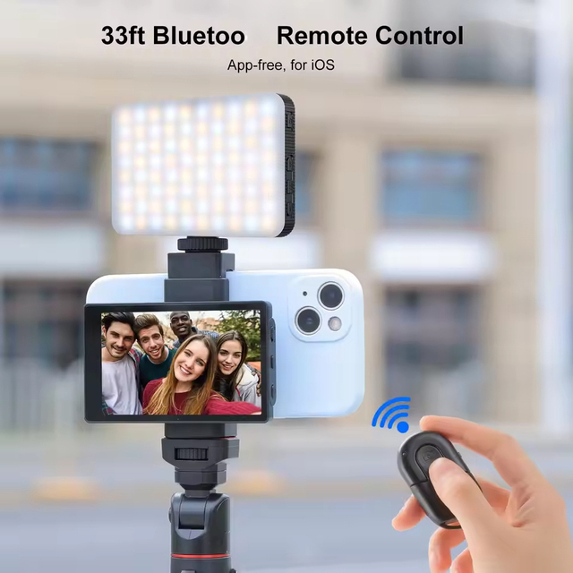 Kingma Vl-Ph01 Vlog Photo Recording Display Screen Smartphone Rear Camera Selfie Magnetic Mobile Phone Holder Custom for Iphone